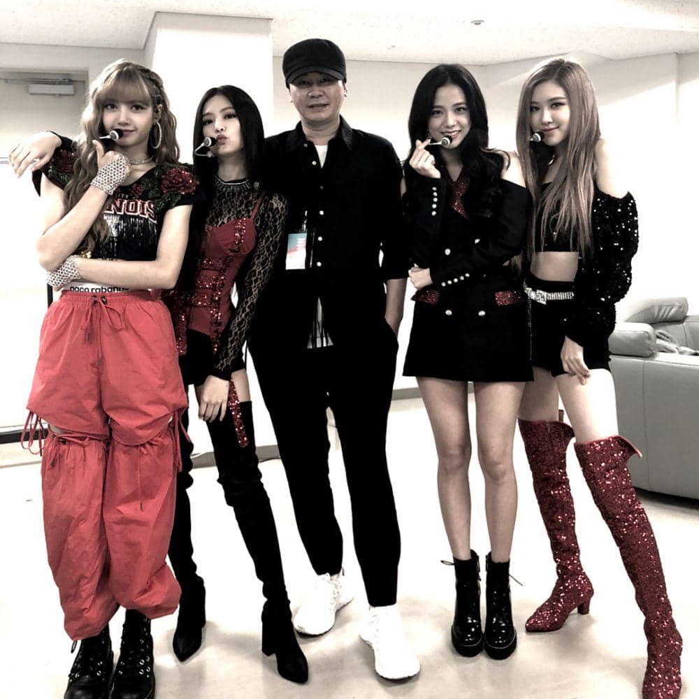 BLACKPINK dan Yang Hyun Suk (instagram.com/fromyg)