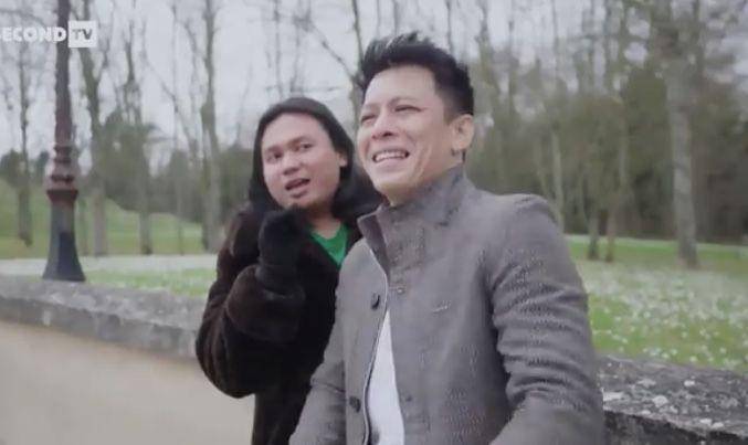 Keanu Agl dan Ariel Noah di Paris (youtube.com/3second tv)