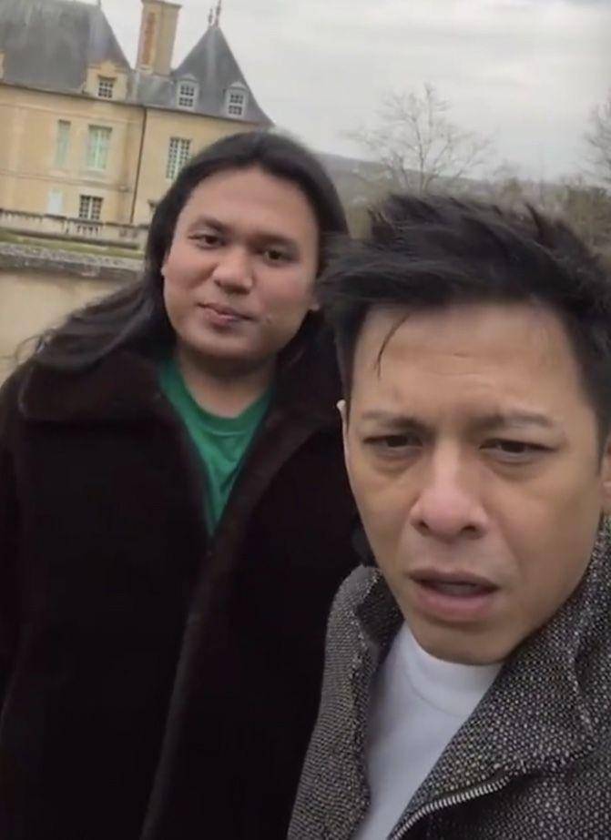Keanu Agl dan Ariel Noah di Paris (Instagram.com/arielnoah)