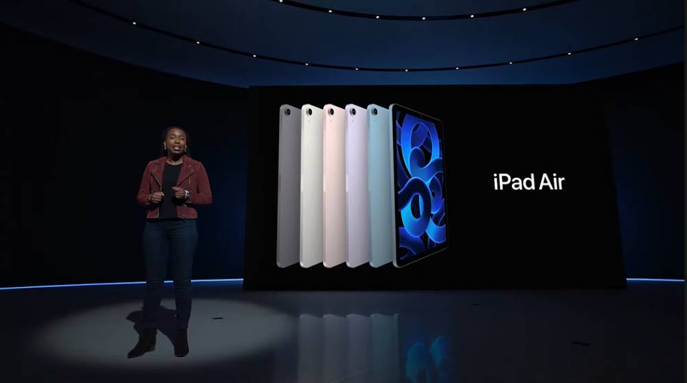 Pilihan warna iPad air 5 (youtube.com/Apple)