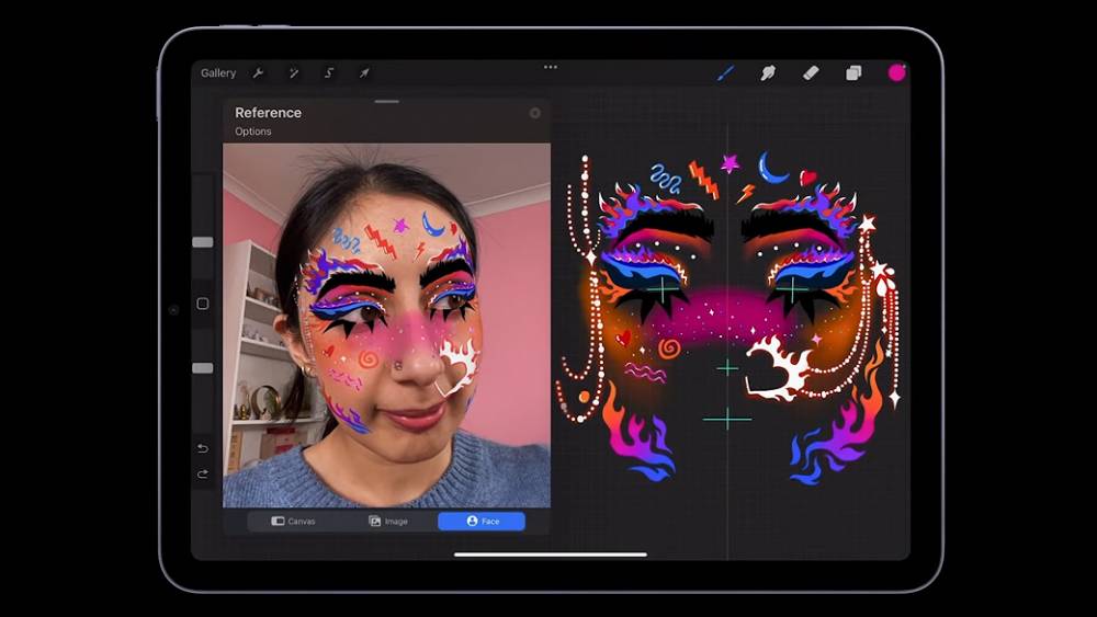 membuat filter dengan iPad air 5 (youtube.com/Apple)