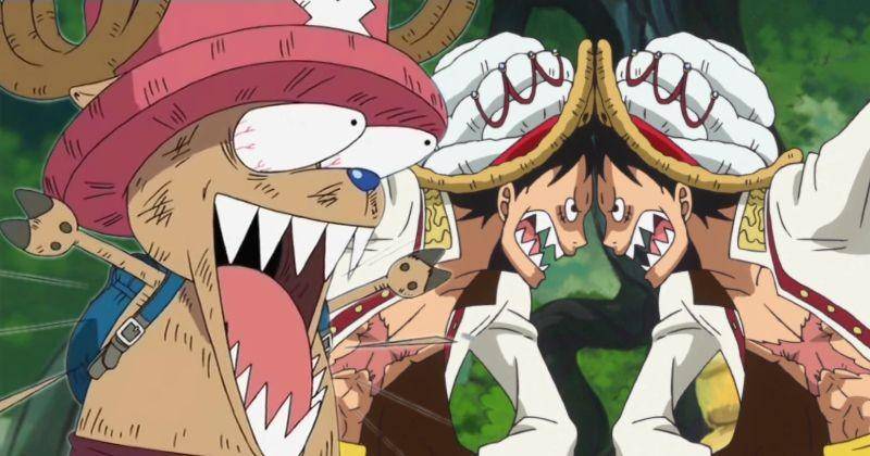 Luffy lawan Luffy versi cermin. (Berbagai Sumber)