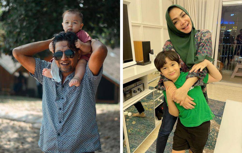 potret anak artis bersama kakek dan nenek (instagram.com/airrumiakbar1453 | instagram.com/rieta_amilia)