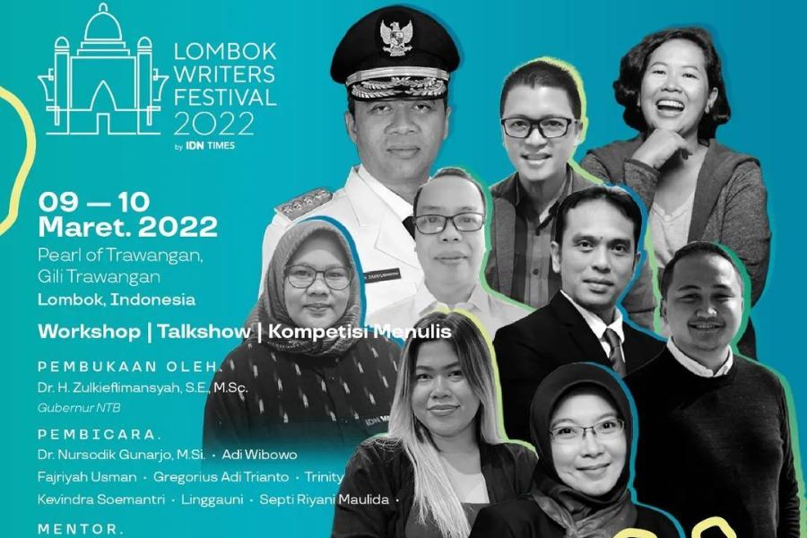 Sambut Lombok Writers Festival 2022 by IDN Times, Bantu Promosikan NTB