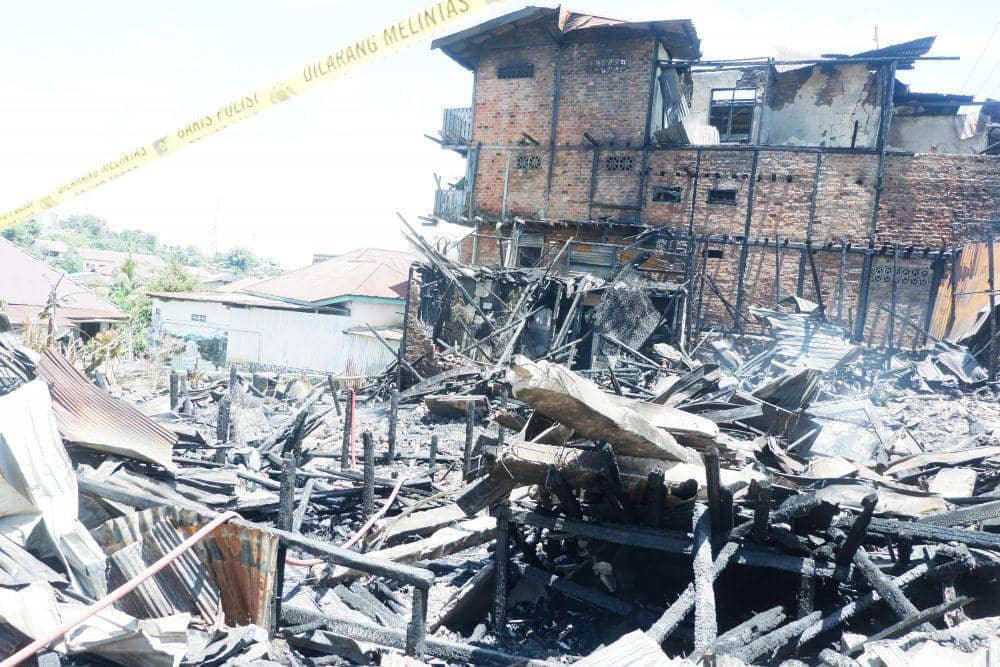 Lokasi kebakaran di KM 2, Muara Rapak, Balikpapan Utara (IDN Times/Riani Rahayu)