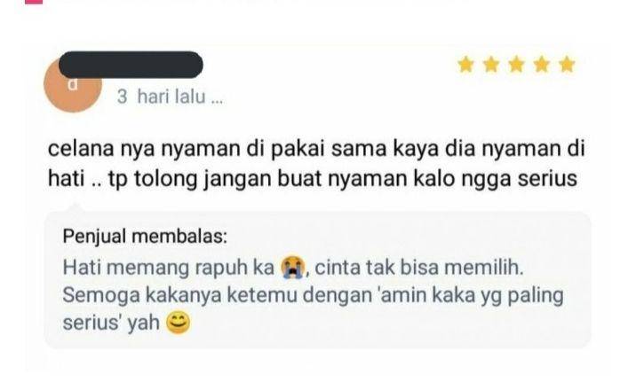 curhat berkedok testimoni (twitter.com/txtdariolshop)