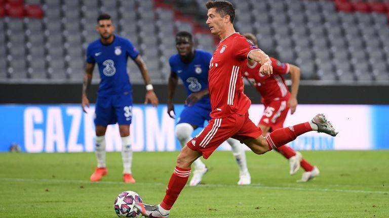 potret laga Bayern Munchen menghadapi Chelsea (skysports.com)