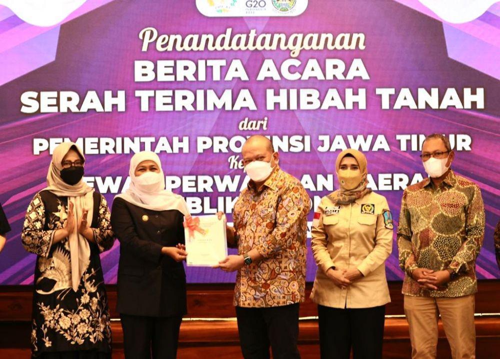 Pemprov Jatim Sumbang Tanah Senilai Rp2 M Buat Kantor DPD RI