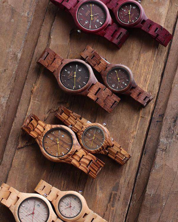 Jam tangan kayu Lanccelot (instagram.com/lanccelot)