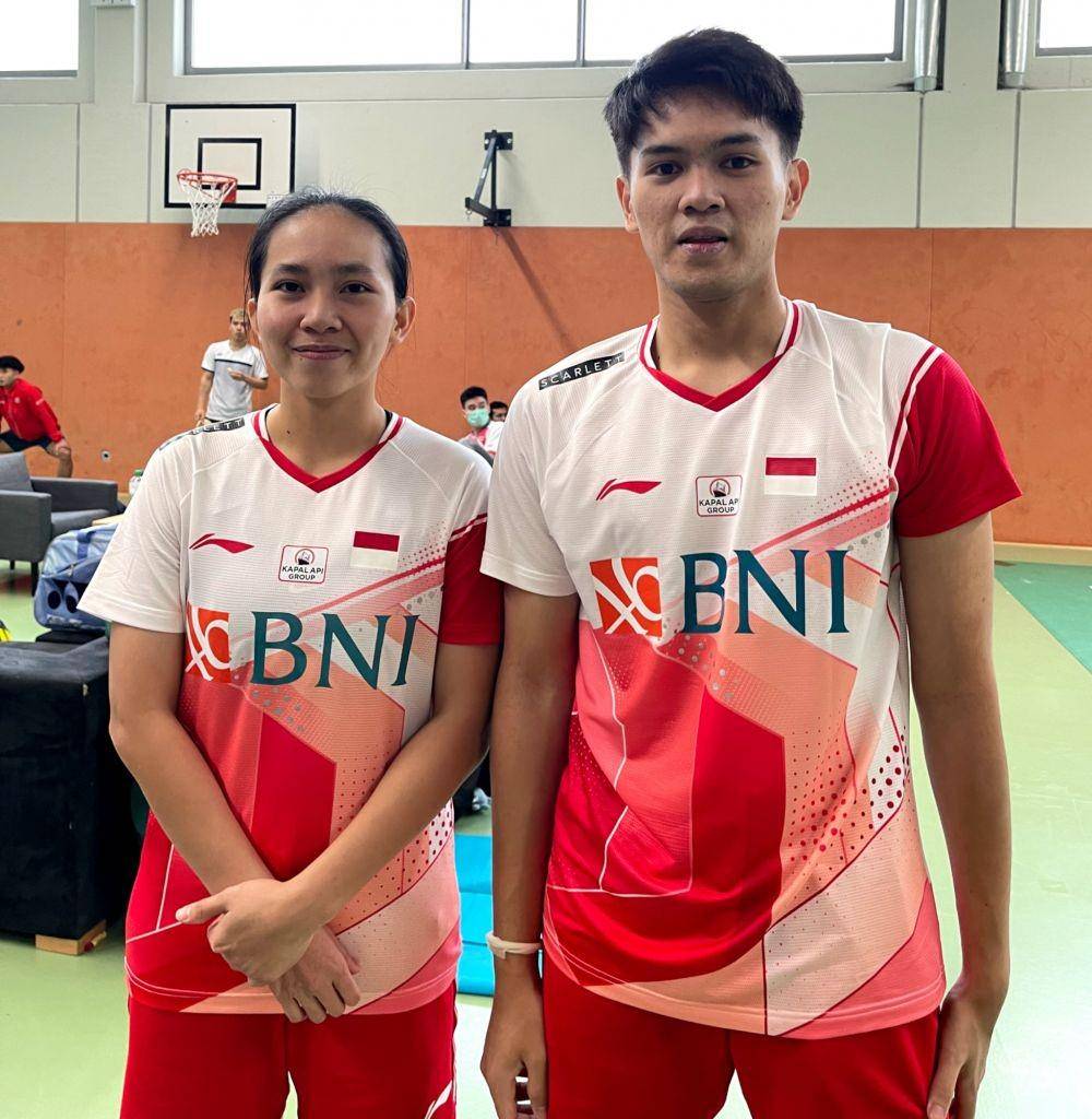 Adnan Maulana/Mychelle Chrystine Bandaso di German Open 2022 (Dok.PBSI)