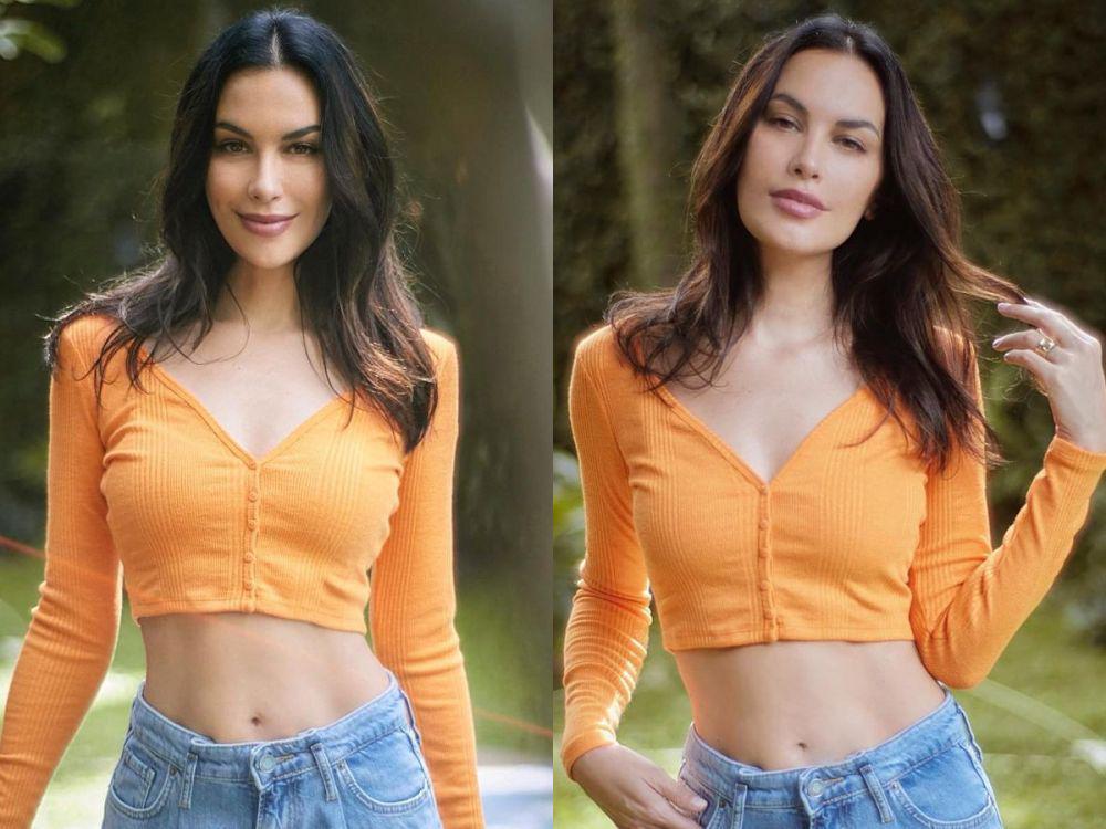 10 Potret Sophia Latjuba Pamer Pinggang Ramping, Bikin Iri Emak-emak!