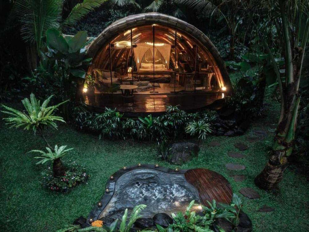10 Potret Hideout Bali, Villa di Tengah Hutan yang Asri