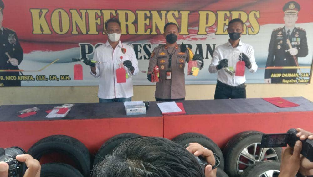 Marak Pencurian Ban Mobil di Tuban, Ternyata Pelakunya Bocah 16 Tahun