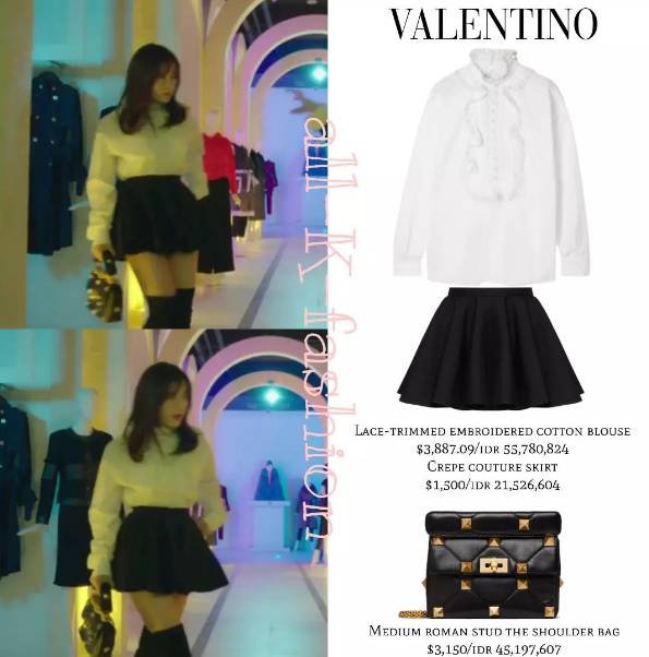 Harga outfit Kim Se Jeong di A Business Proposal (instagram.com/allkfashionn)