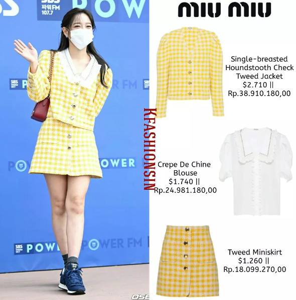Harga outfit Kim Se Jeong di A Business Proposal (instagram.com/allkfashionn)