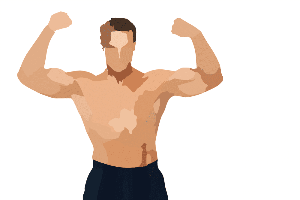ilustrasi laki-laki kekar dan testosteron (pixabay.com/Clker-Free-Vector-Images)