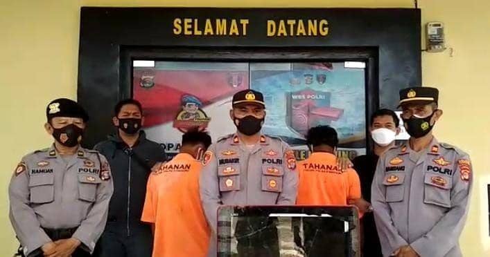 Dua Pemuda Tanggamus Tega Bobol SD dan Curi Banyak Barang