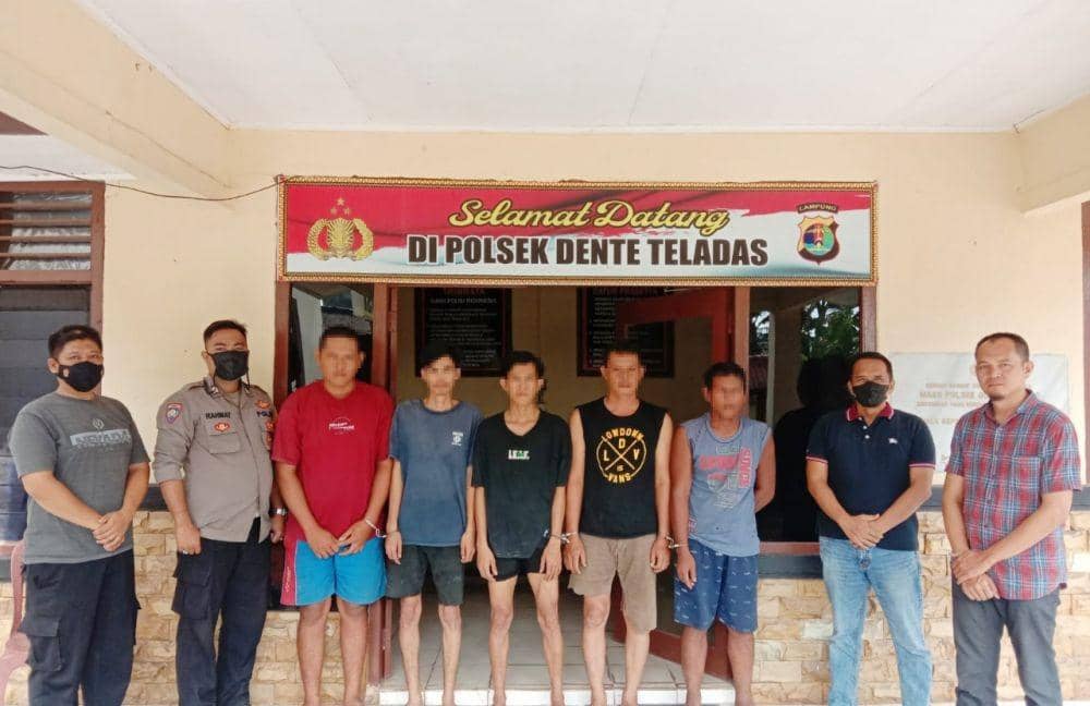 Kronologi 5 Pelaku Curat di Perusahaan Tulang Bawang Ditangkap