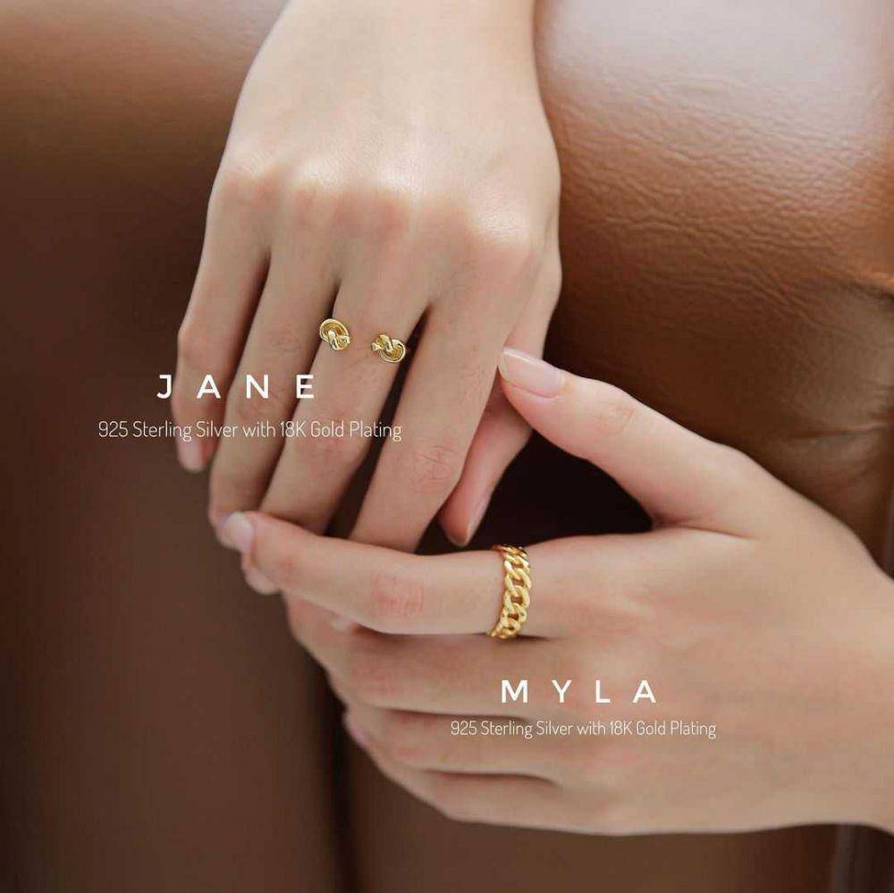 Jane Ring and Myla Ring dari Dear Me Jewelry (instagram.com/official.dearme)