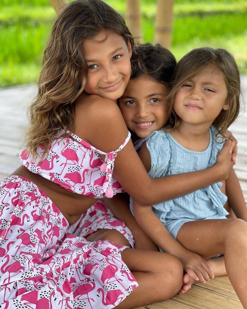 potret Ayanna Rose, Byron Benjamin, dan Tigerlily Grace Werner (instagram.com/indahkalalo)