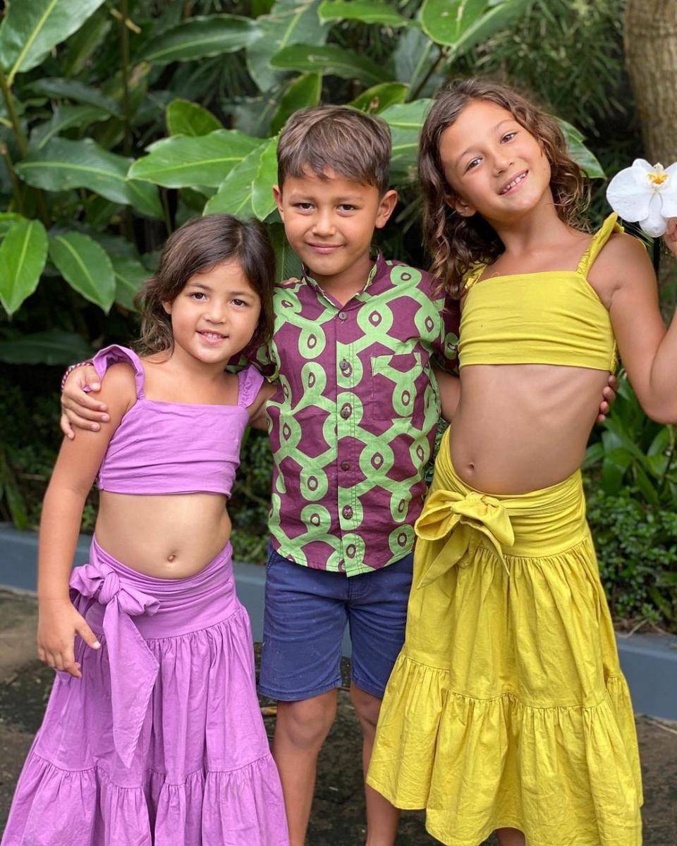 potret Ayanna Rose, Byron Benjamin, dan Tigerlily Grace Werner (instagram.com/indahkalalo)