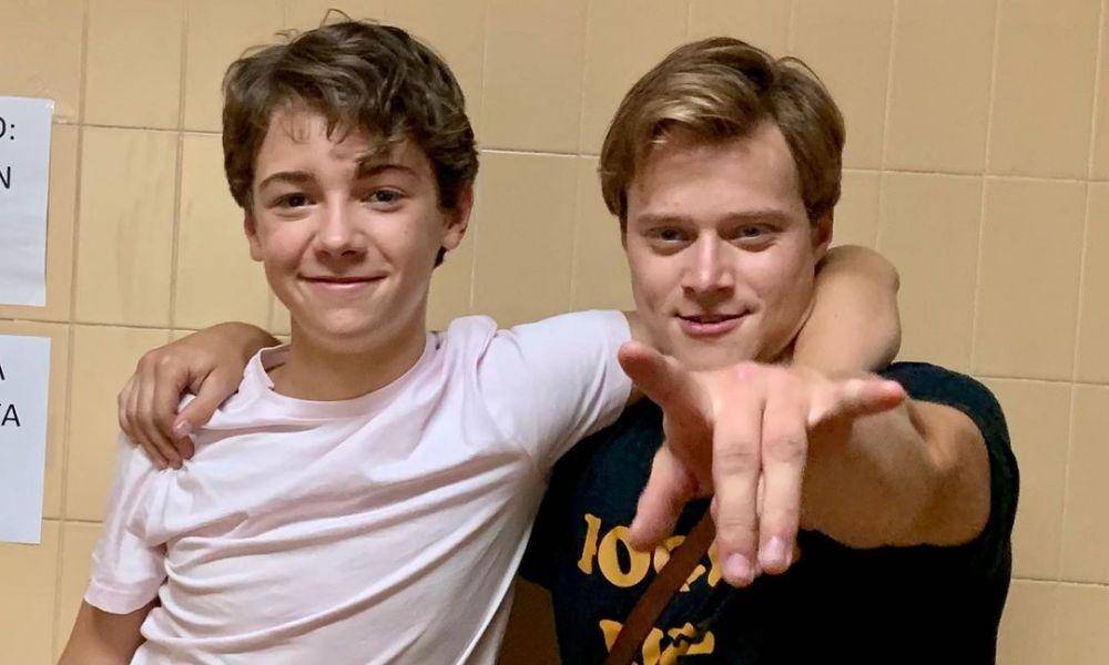 Tiernan Jones dan Rudy Pankow (instagram.com/tiernan_jones)