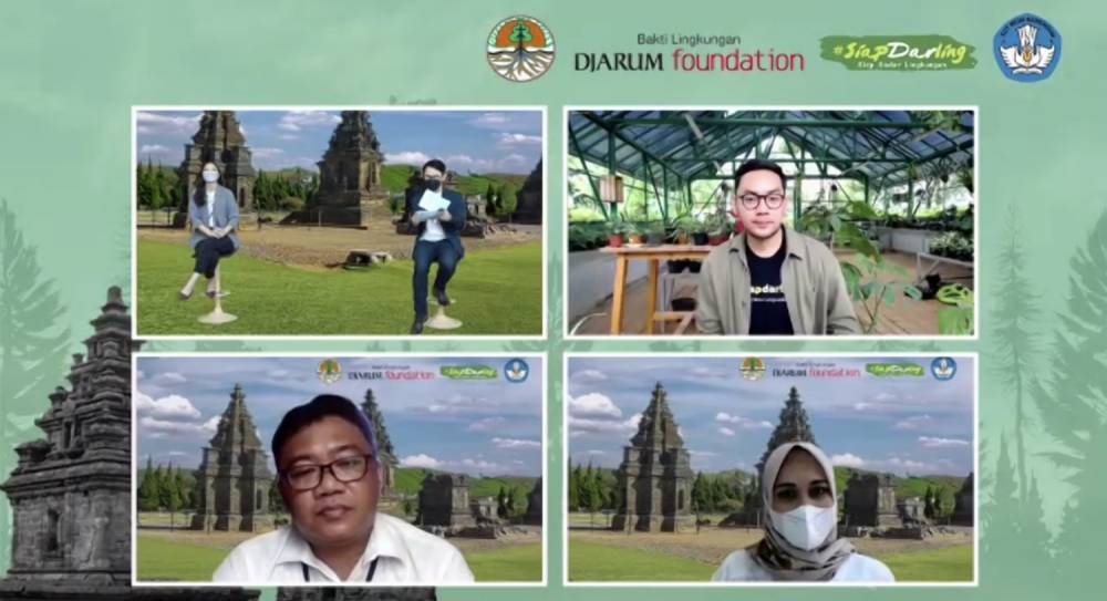 Konferensi Pers dan Peluncuran Serial “Jumpa”: Kreativitas Generasi Muda Lestarikan Lingkungan dan Situs Sejarah Indonesia secara virtual, Kamis (10/3/2022) (Dok. Djarum Foundation)