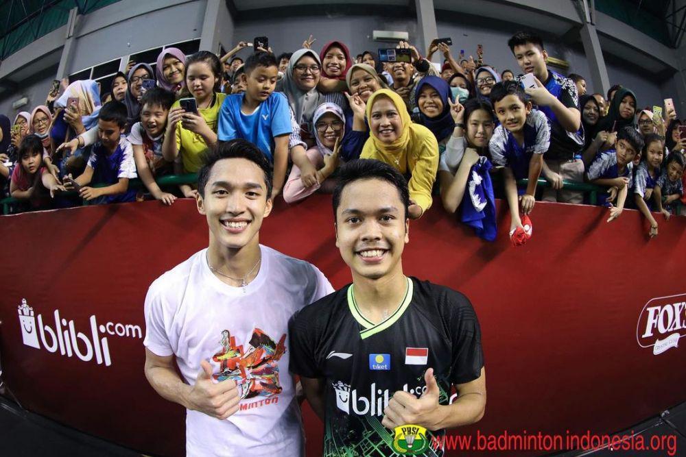 potret Jonatan Christie dan Anthony Sinisuka Ginting (instagram.com/jonatanchristieofficial)