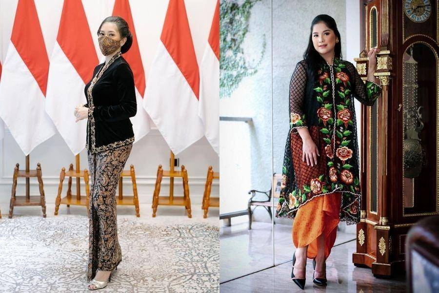 Adu gaya kebaya Annisa Pohan vs. Aliya Rajasa. (instagram.com/ruby_26 / instagram.com/annisayudhoyono)