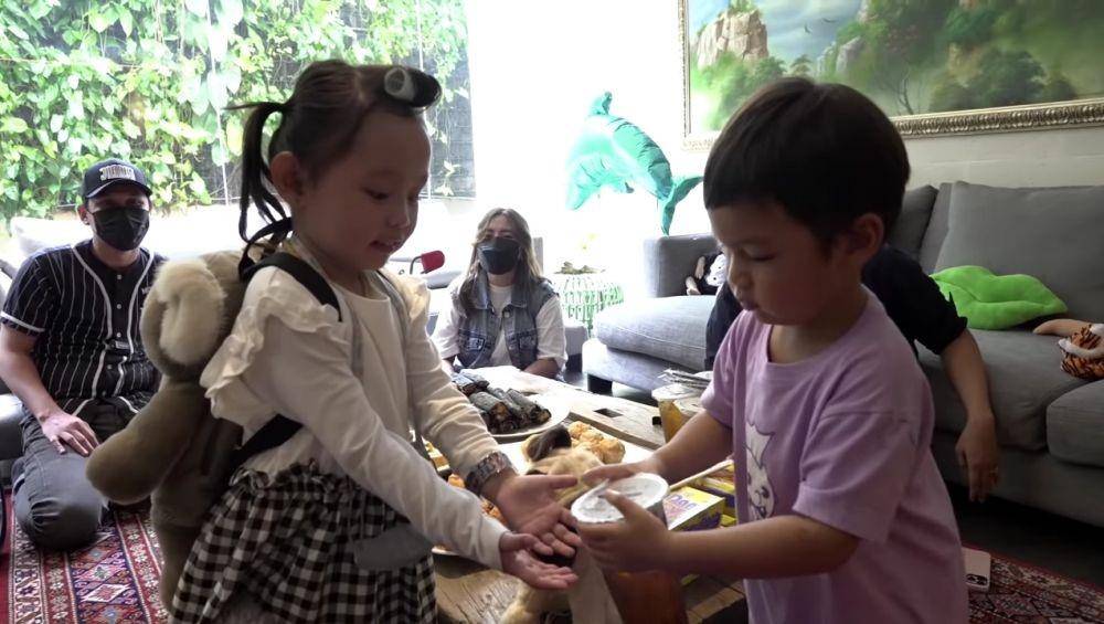 potret Lala ngapelin Kiano (youtube.com/Baim Paula