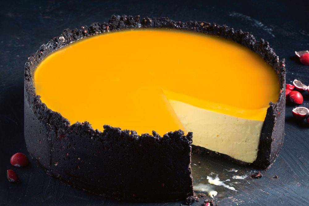 ilustrasi jelly jaffa cheesecake (www.taste.com.au/Katrina Woodman)
