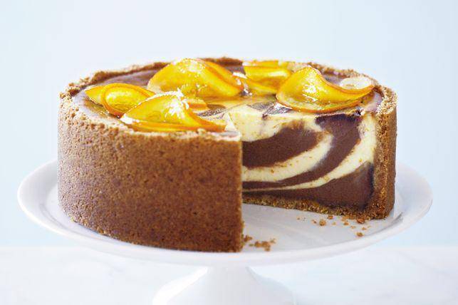 ilustrasi marbled jaffa cheesecake (taste.com.au/Sarah Hobbs)