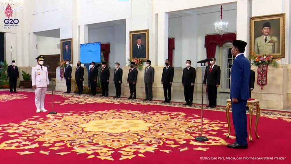 Andi Sudirman Dilantik Jadi Gubernur Termuda Sulsel oleh Jokowi