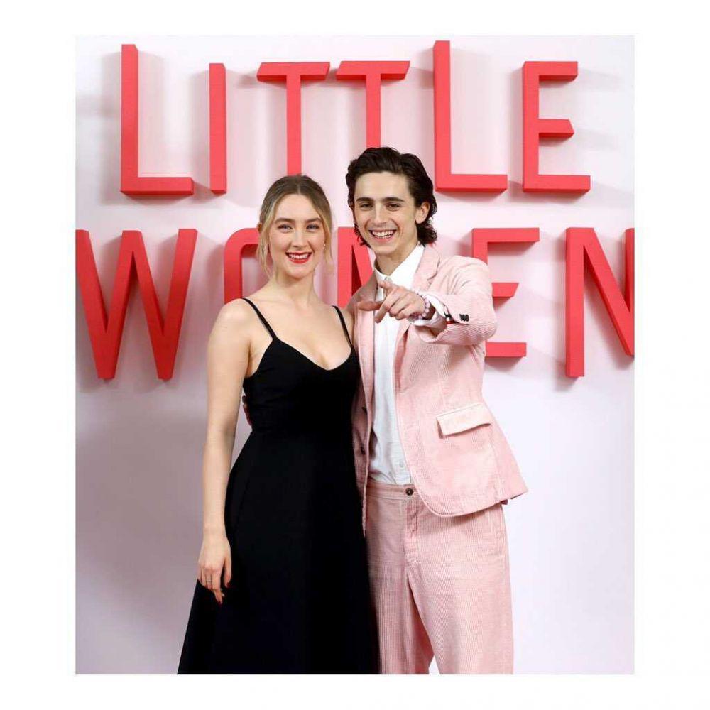 Saoirse Ronan dan Timothée Chalamet (instagram.com/littlewomenmovie)