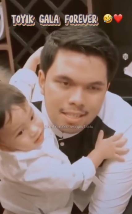Thariq Halilintar momong Gala (instagram.com/galaasky.official)