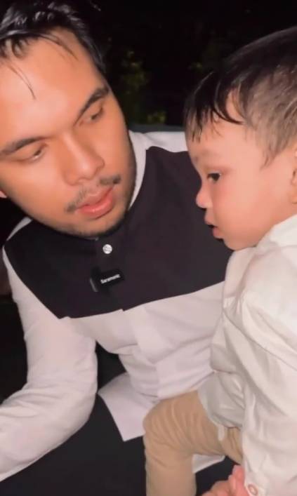 Thariq Halilintar momong Gala (instagram.com/galaasky.official)