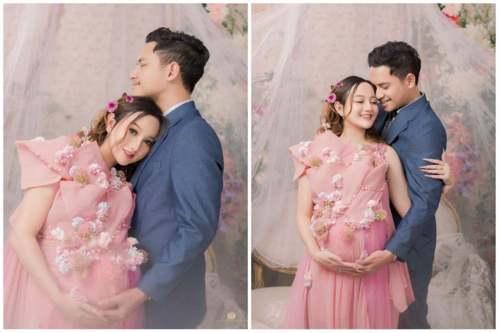 10 Potret Maternity Shoot Nanda Arsyinta Bersama Suami, Romantis