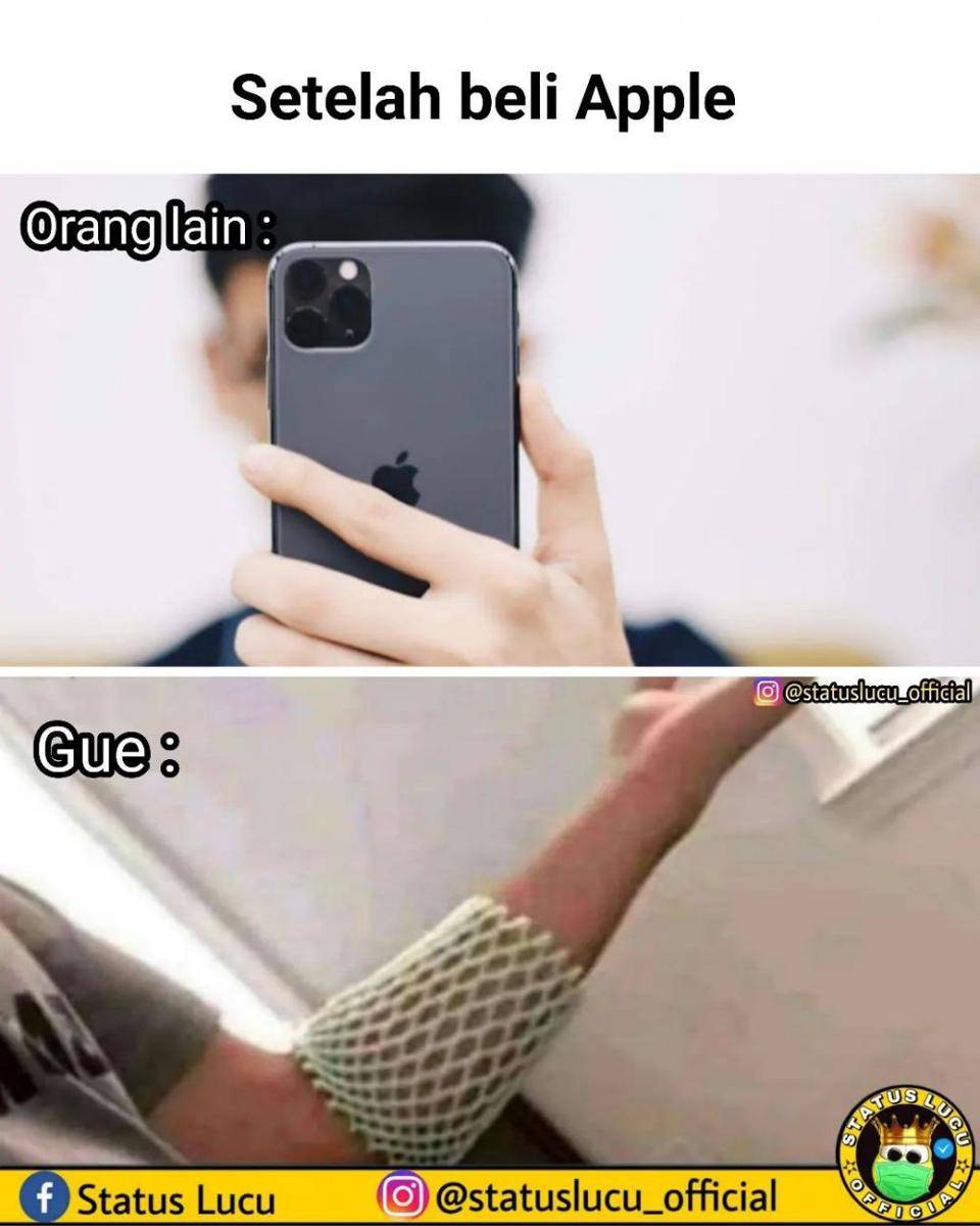 meme beda nasib (instagram.com/statuslucu_official)