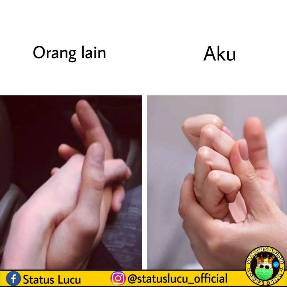 meme beda nasib (instagram.com/statuslucu_official)