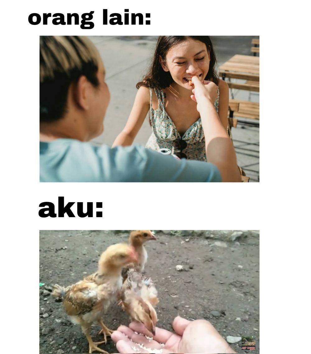 meme beda nasib (instagram.com/statuslucu_official)