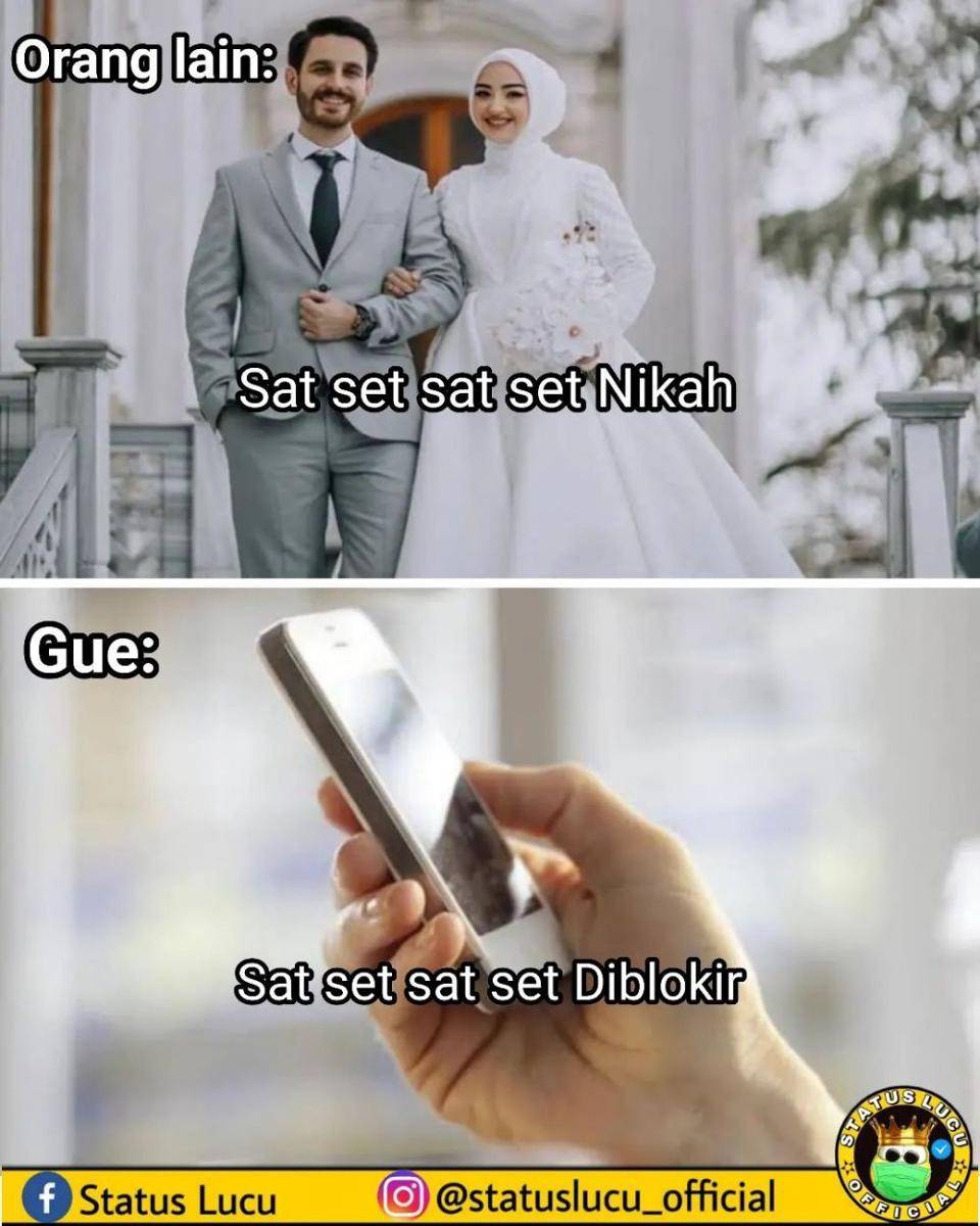 meme beda nasib (instagram.com/statuslucu_official)