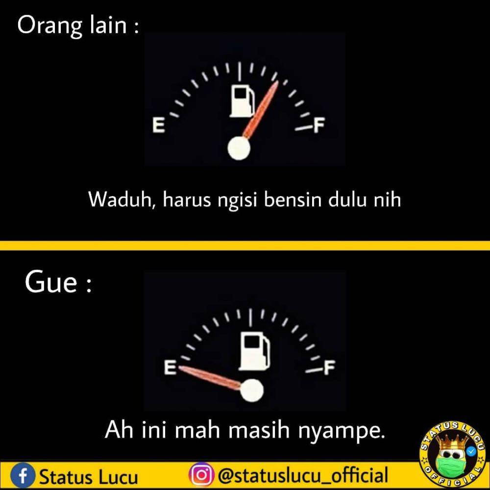 meme beda nasib (instagram.com/statuslucu_official)