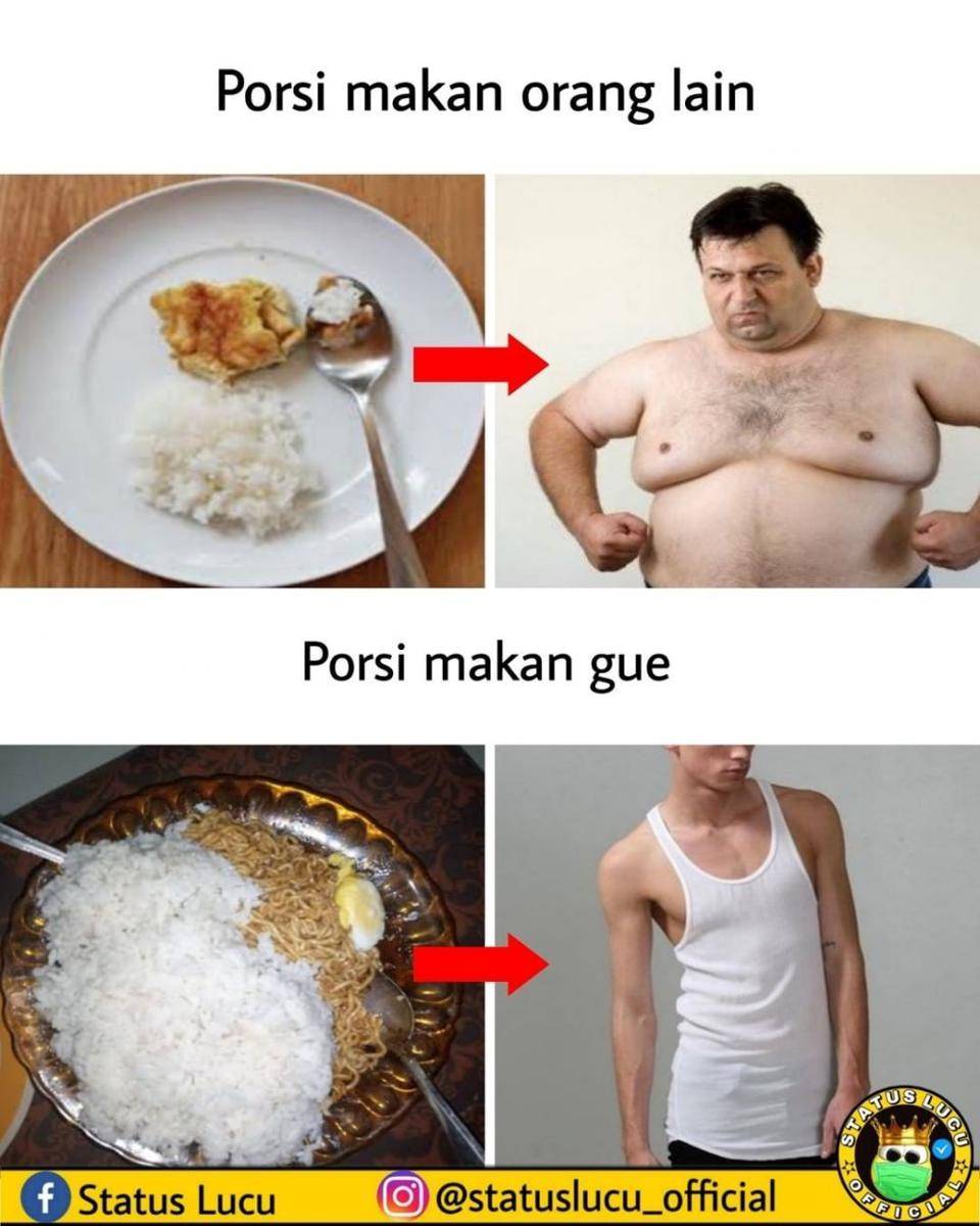 meme beda nasib (instagram.com/statuslucu_official)