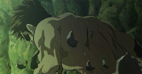 Taiju terbebas dari pembatuan ( Dok. TMS Entertaiment / Dr. Senku )