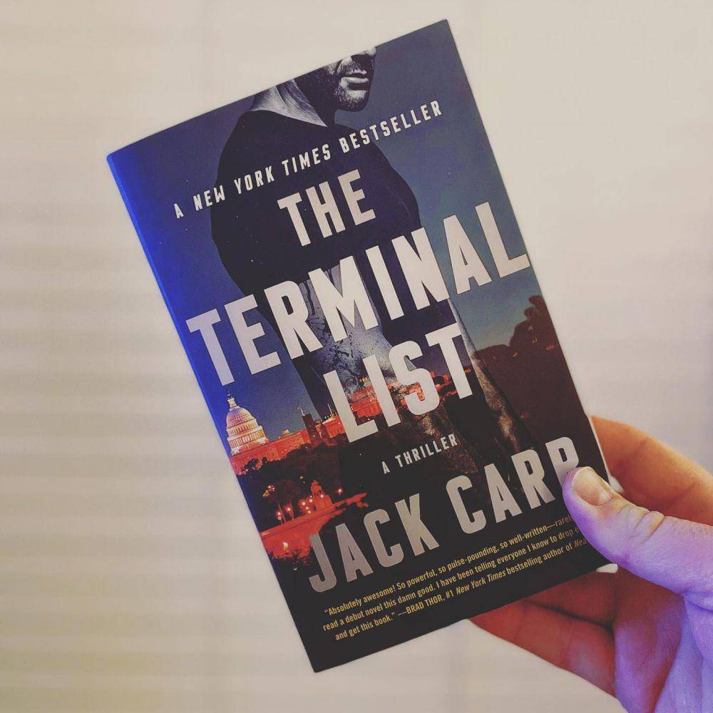 buku The Terminal List karya Jack Carr (instagram.com/danielmashworth)