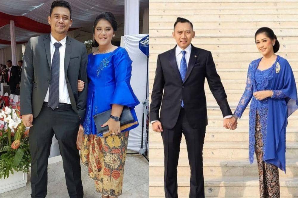 9 Gaya Kebaya Kahiyang Ayu vs. Aliya Rajasa, Pesona Ibu Pejabat