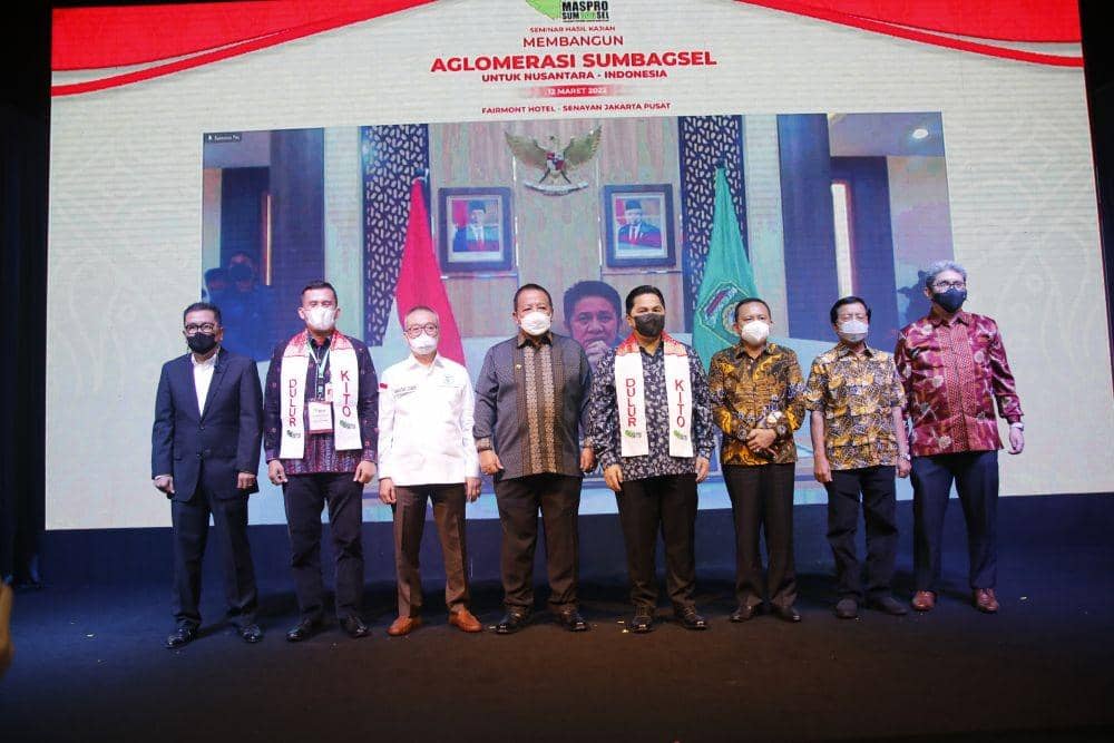Seminar 'Membangun Aglomerasi Sumbagsel untuk Nusantara-Indonesia' di Fairmont Hotel Senayan, Jakarta, Sabtu (12/3/2022). (IDN Times/ Istimewa)