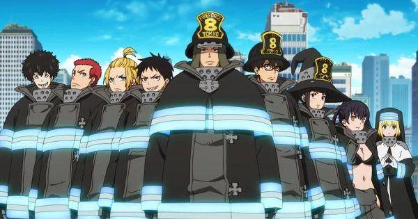 Regu 8 dari Pasukan Pemadam Khusus ( Dok. David Production / Fire Force )