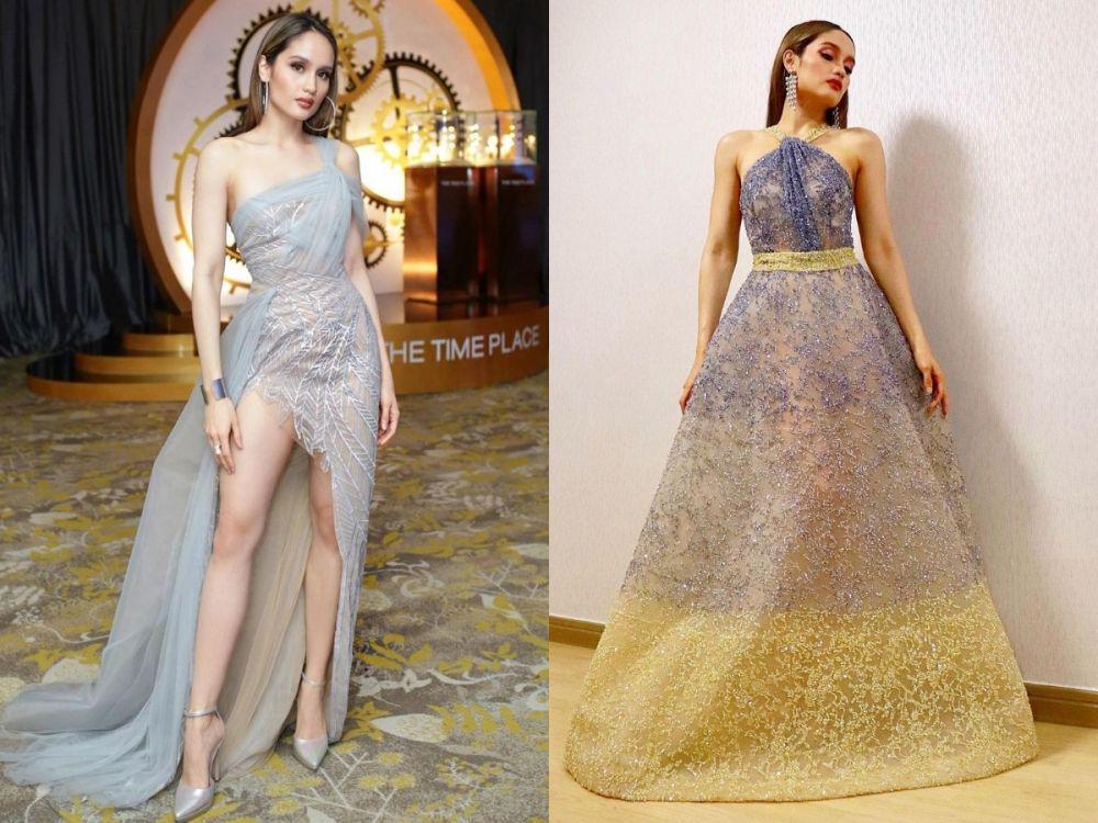 9 Potret Cinta Laura Pakai Gaun Malam yang Glamor dan Elegan Abis