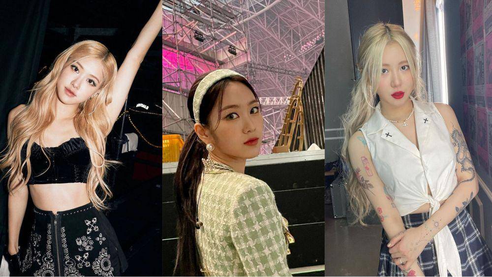 Rosé BLACKPINK (instagram.com/roses_are_rosie) | Jiho OH MY GIRL (instagram.com/jihoa_f) | Yerin Baek (instagram.com/yerin_the_genuine)